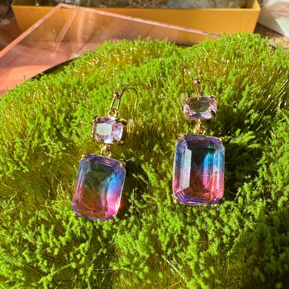 Ombre drop earrings